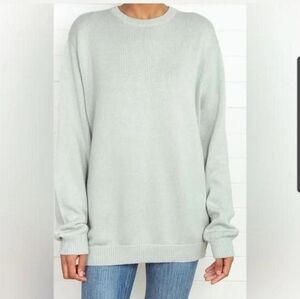 Brandy Melville Brianna Sweater Mint Green One Size
